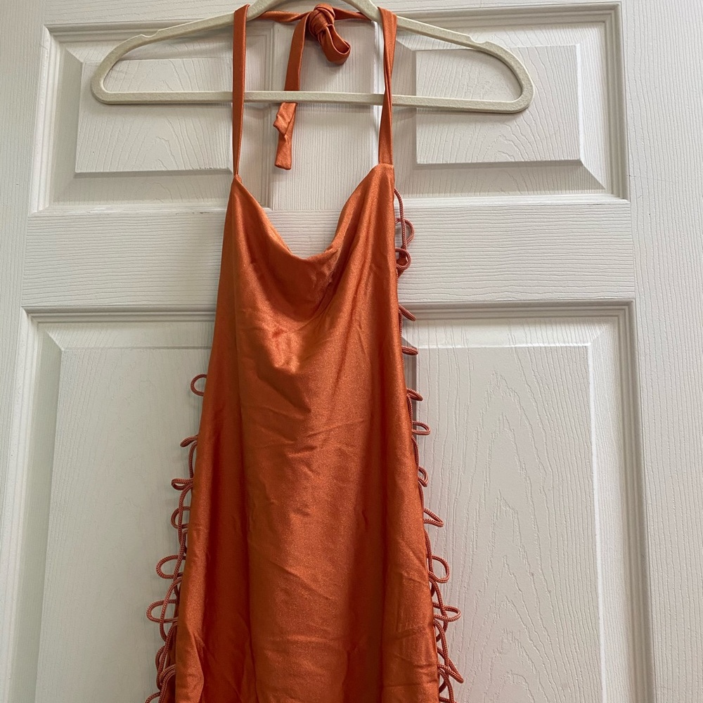 Lace Up Dress